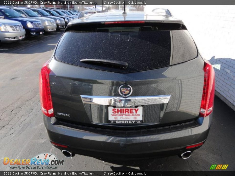 2011 Cadillac SRX FWD Gray Flannel Metallic / Ebony/Titanium Photo #5