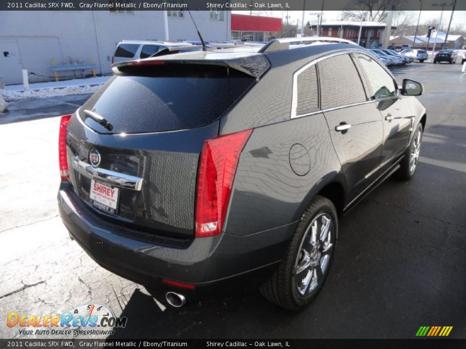 2011 Cadillac SRX FWD Gray Flannel Metallic / Ebony/Titanium Photo #6