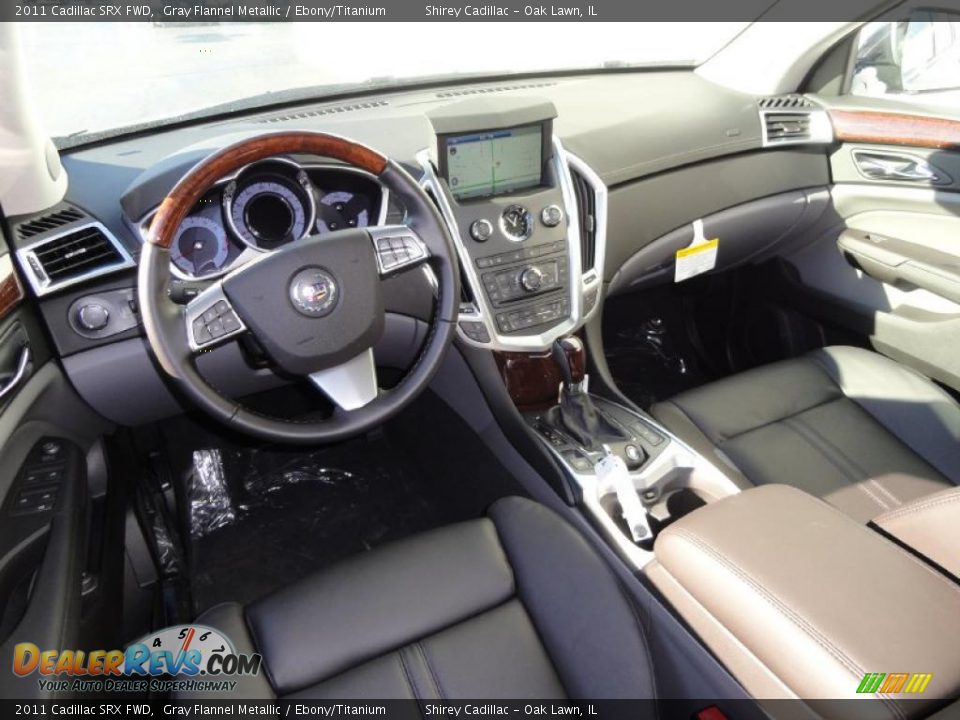 Ebony/Titanium Interior - 2011 Cadillac SRX FWD Photo #9