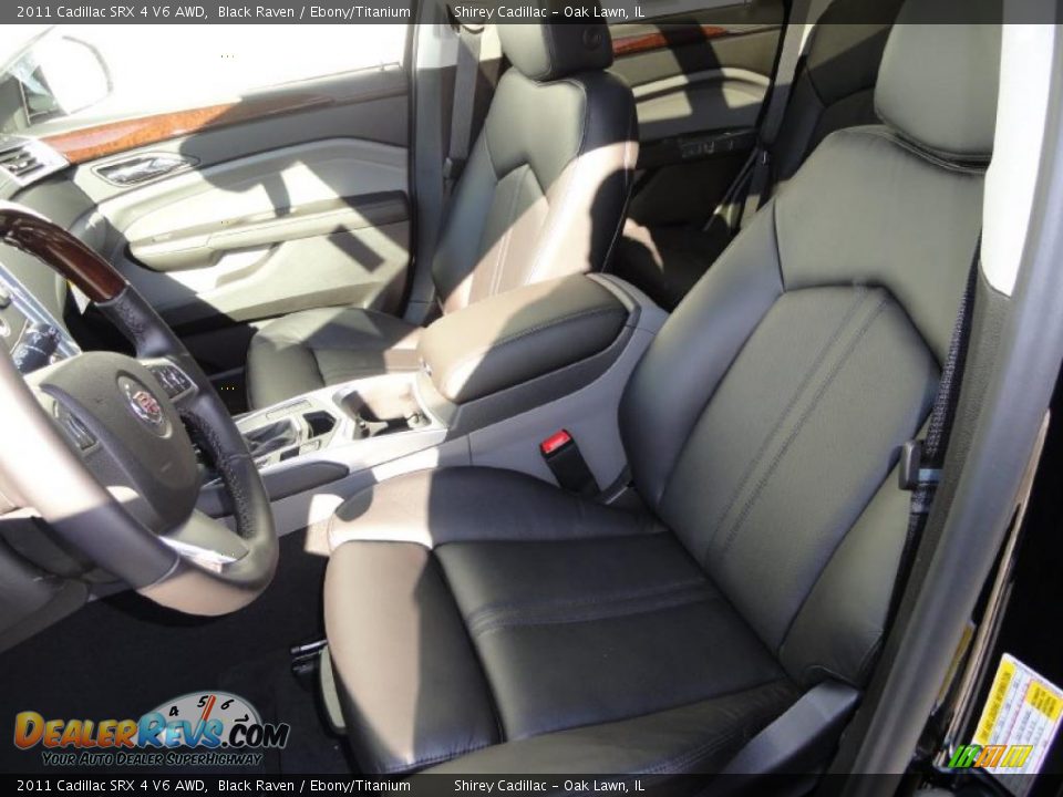 Ebony/Titanium Interior - 2011 Cadillac SRX 4 V6 AWD Photo #12