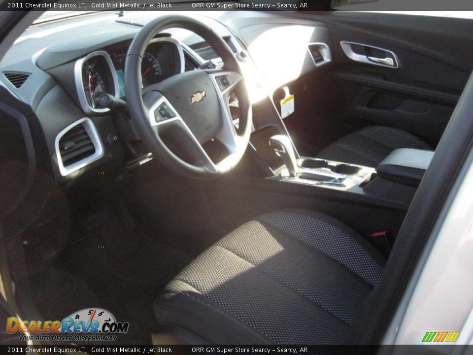 2011 Chevrolet Equinox LT Gold Mist Metallic / Jet Black Photo #9
