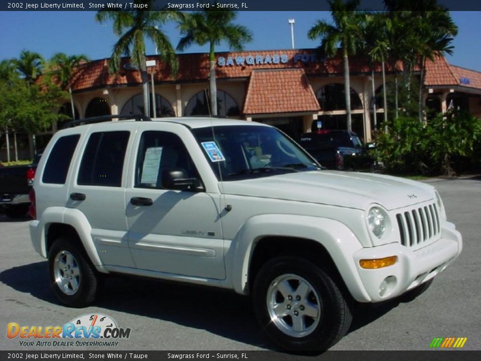 2002 Jeep Liberty Limited Stone White / Taupe Photo #1