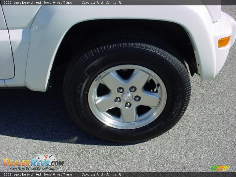 2002 Jeep Liberty Limited Stone White / Taupe Photo #3