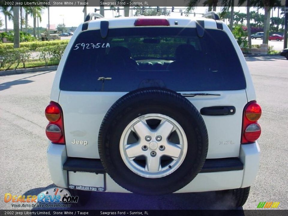 2002 Jeep Liberty Limited Stone White / Taupe Photo #7