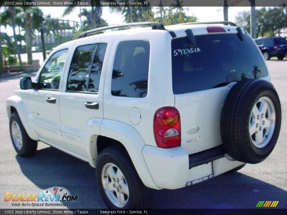 2002 Jeep Liberty Limited Stone White / Taupe Photo #9