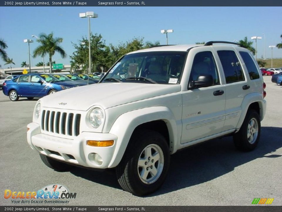 2002 Jeep Liberty Limited Stone White / Taupe Photo #14