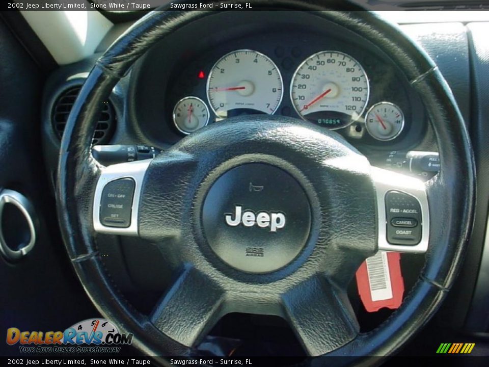 2002 Jeep Liberty Limited Stone White / Taupe Photo #25