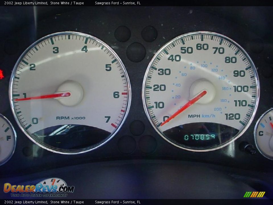 2002 Jeep Liberty Limited Stone White / Taupe Photo #29