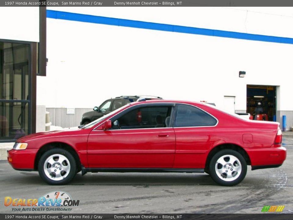 San Marino Red 1997 Honda Accord SE Coupe Photo #1