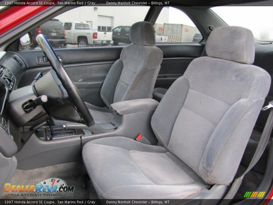 Gray Interior - 1997 Honda Accord SE Coupe Photo #4