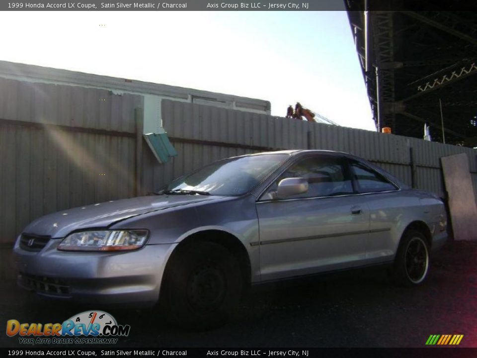 1999 Honda Accord LX Coupe Satin Silver Metallic / Charcoal Photo #1