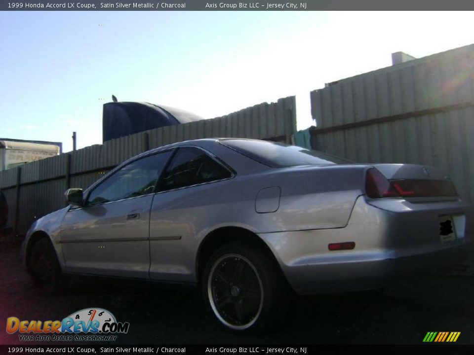 1999 Honda Accord LX Coupe Satin Silver Metallic / Charcoal Photo #3