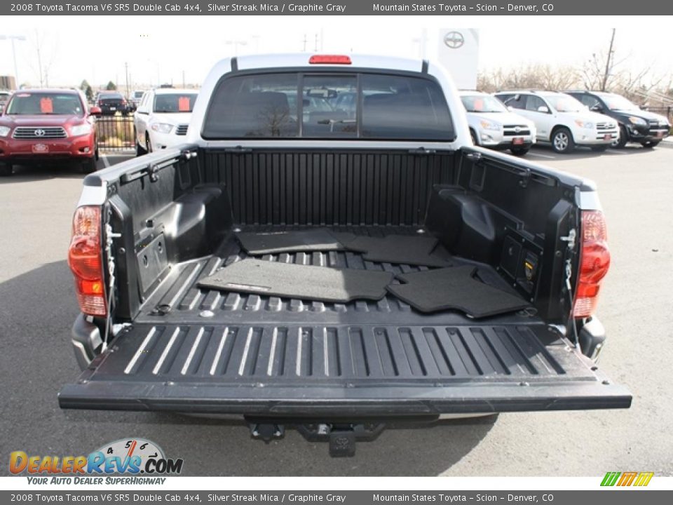 2008 Toyota Tacoma V6 SR5 Double Cab 4x4 Silver Streak Mica / Graphite Gray Photo #26