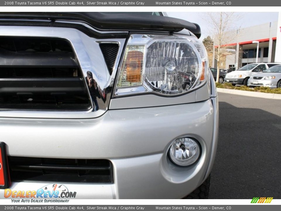 2008 Toyota Tacoma V6 SR5 Double Cab 4x4 Silver Streak Mica / Graphite Gray Photo #31