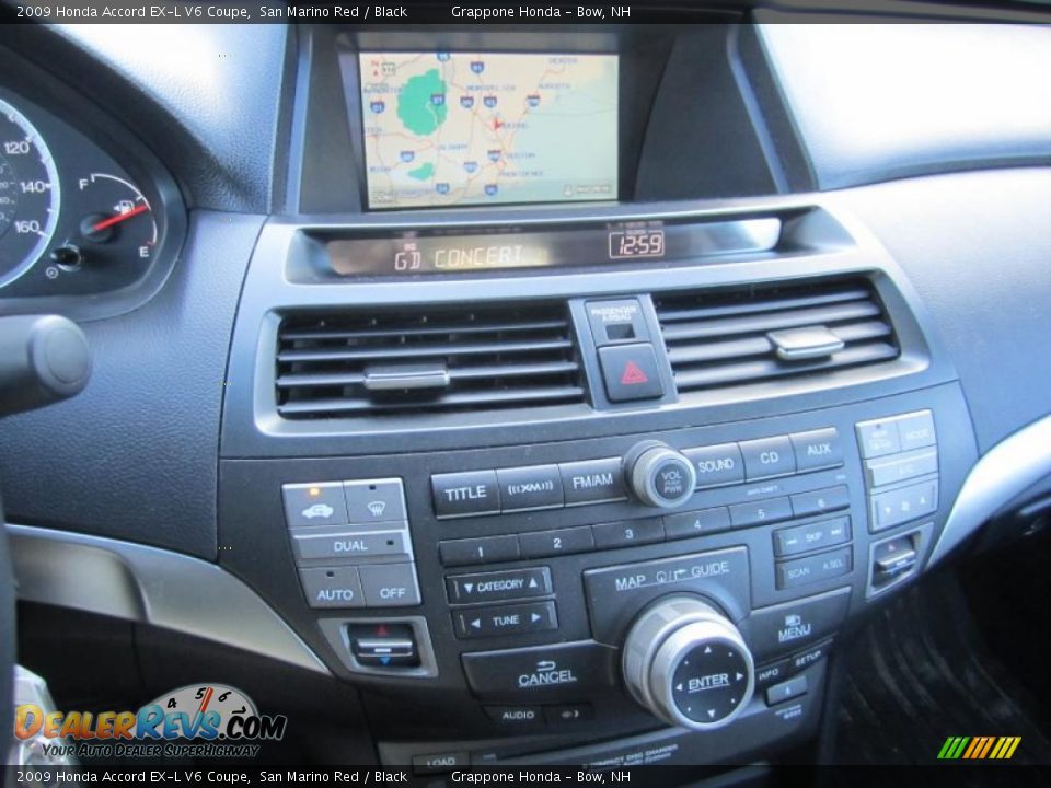 Controls of 2009 Honda Accord EX-L V6 Coupe Photo #32