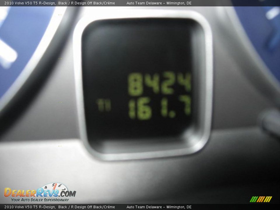 2010 Volvo V50 T5 R-Design Black / R Design Off Black/Créme Photo #14