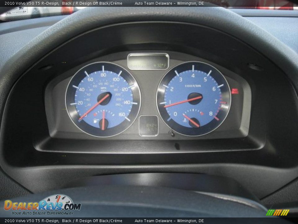 2010 Volvo V50 T5 R-Design Gauges Photo #15