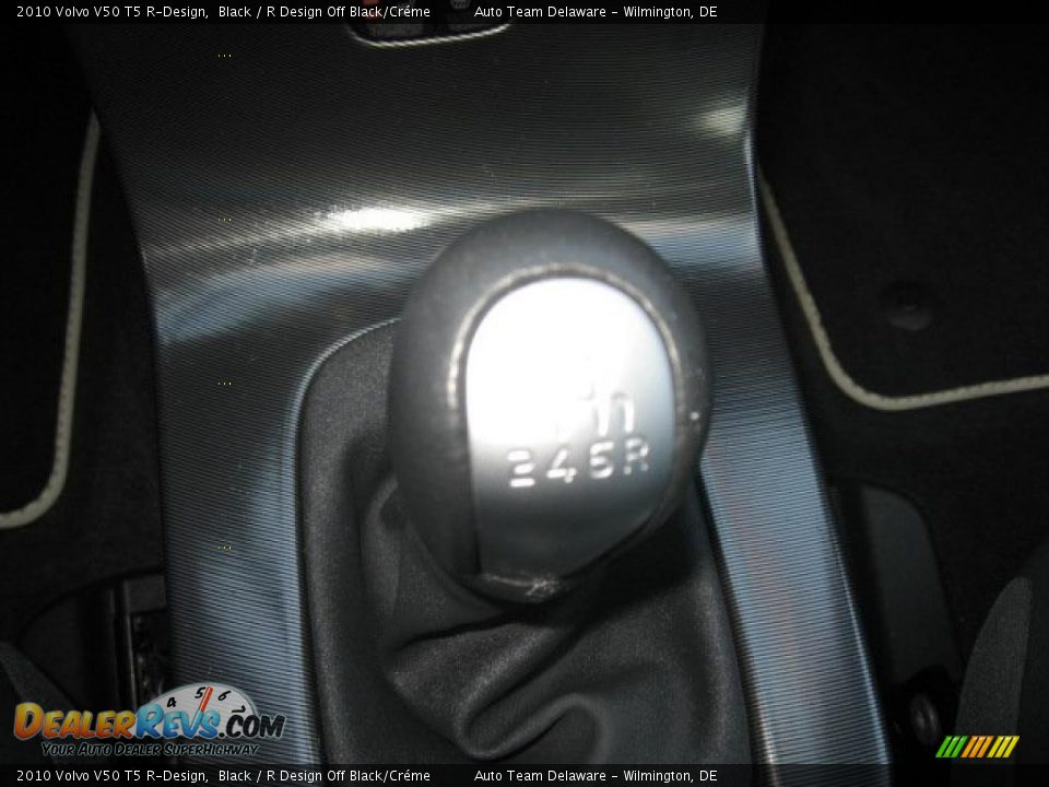 2010 Volvo V50 T5 R-Design Black / R Design Off Black/Créme Photo #19