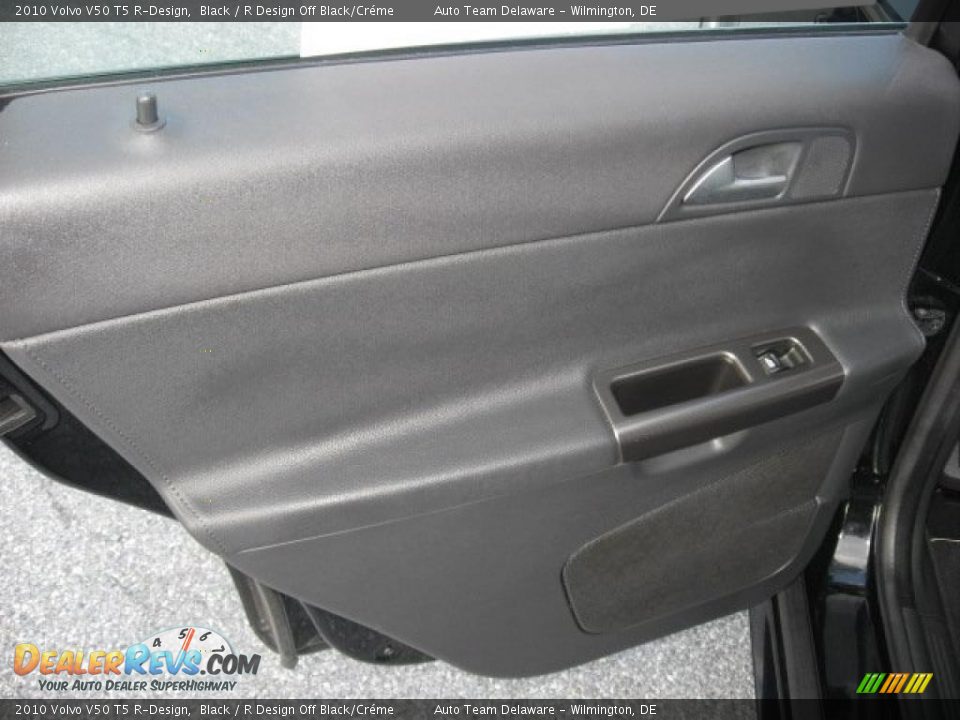 2010 Volvo V50 T5 R-Design Black / R Design Off Black/Créme Photo #27