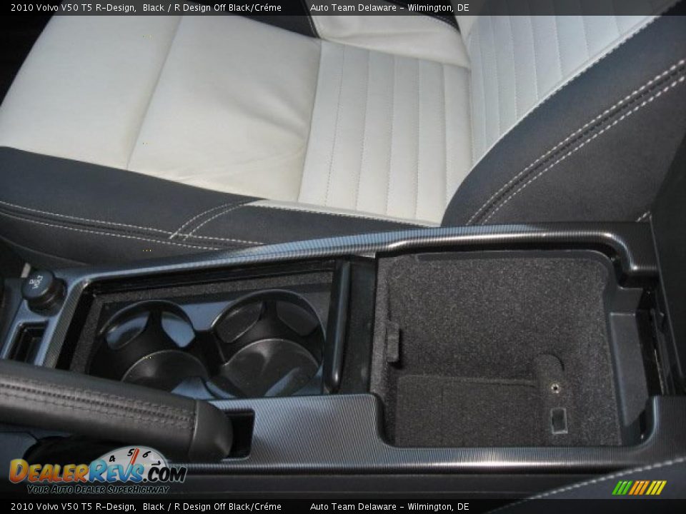 2010 Volvo V50 T5 R-Design Black / R Design Off Black/Créme Photo #33