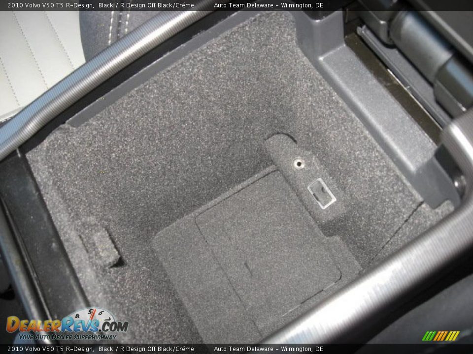 2010 Volvo V50 T5 R-Design Black / R Design Off Black/Créme Photo #34