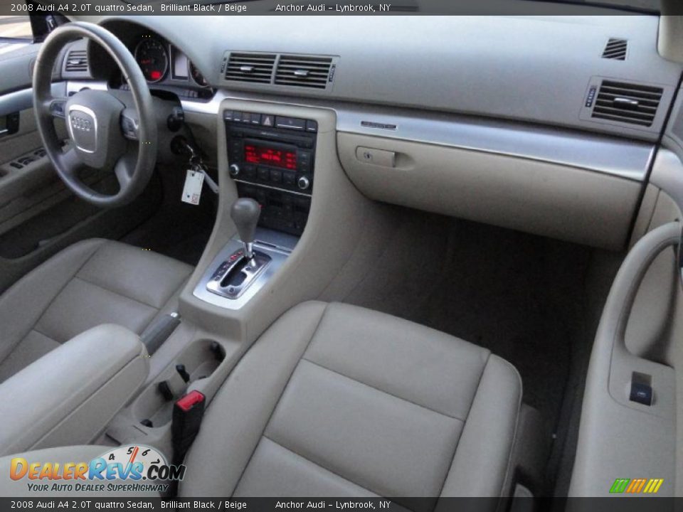 Dashboard of 2008 Audi A4 2.0T quattro Sedan Photo #12