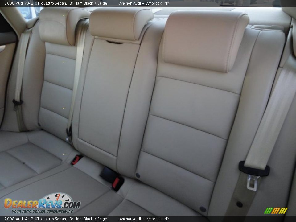 Beige Interior - 2008 Audi A4 2.0T quattro Sedan Photo #15