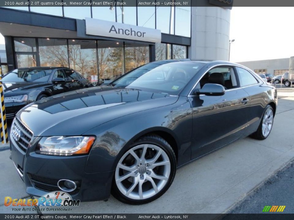 2010 Audi A5 2.0T quattro Coupe Meteor Gray Pearl Effect / Black Photo #1