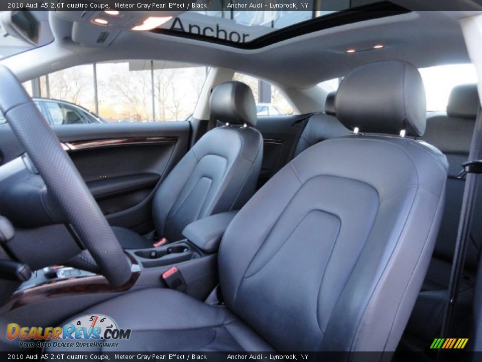 Black Interior - 2010 Audi A5 2.0T quattro Coupe Photo #9