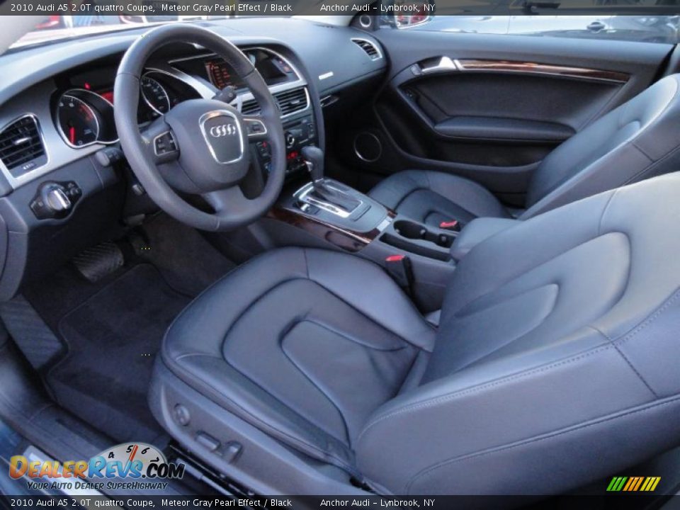 Black Interior - 2010 Audi A5 2.0T quattro Coupe Photo #10