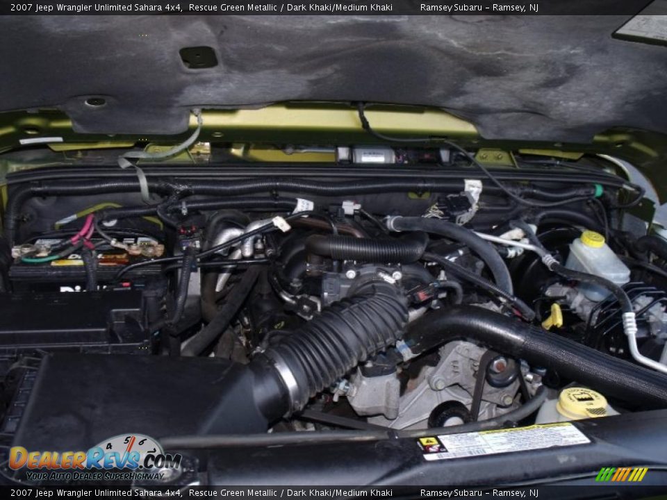 2007 Jeep Wrangler Unlimited Sahara 4x4 3.8 Liter OHV 12-Valve V6 Engine Photo #24