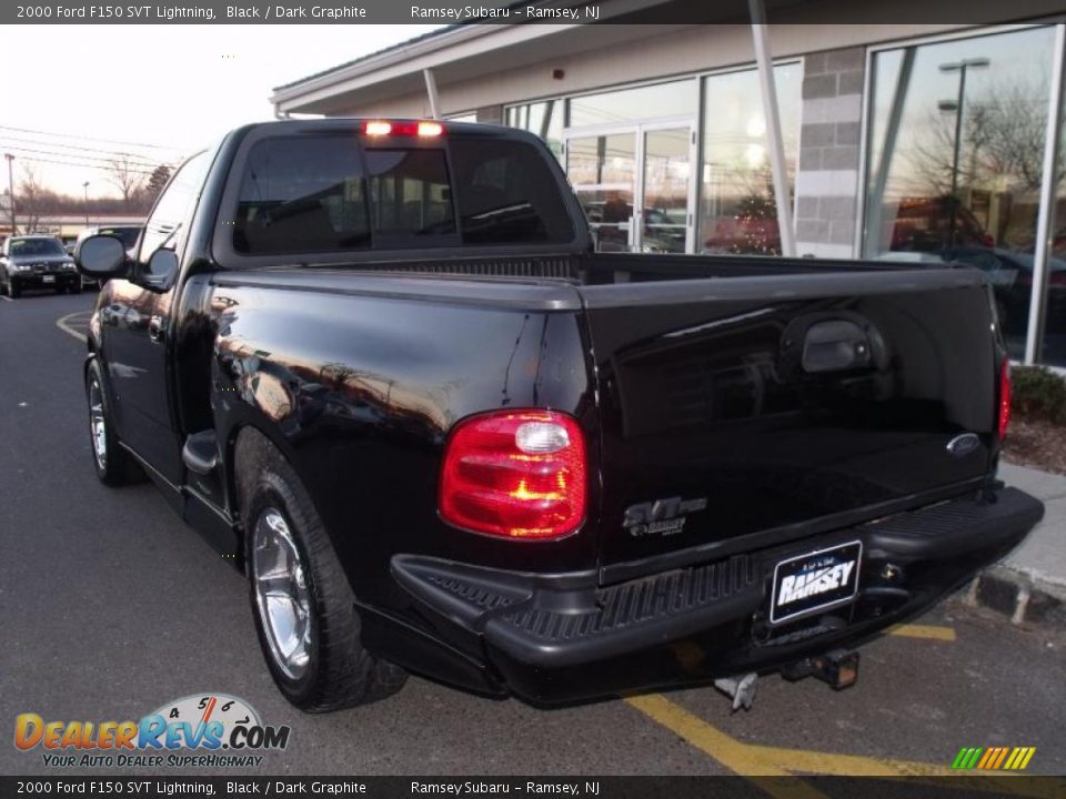 2000 Ford F150 SVT Lightning Black / Dark Graphite Photo #3