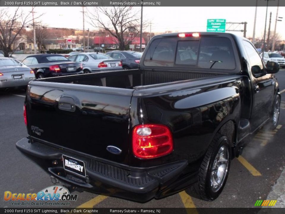 2000 Ford F150 SVT Lightning Black / Dark Graphite Photo #5