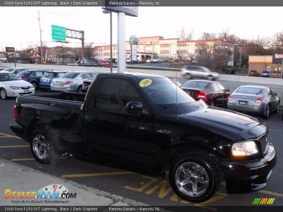 2000 Ford F150 SVT Lightning Black / Dark Graphite Photo #6