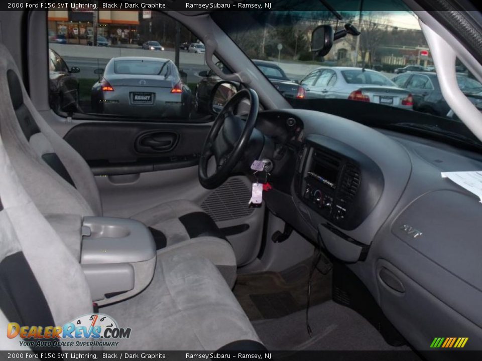 2000 Ford F150 SVT Lightning Black / Dark Graphite Photo #11