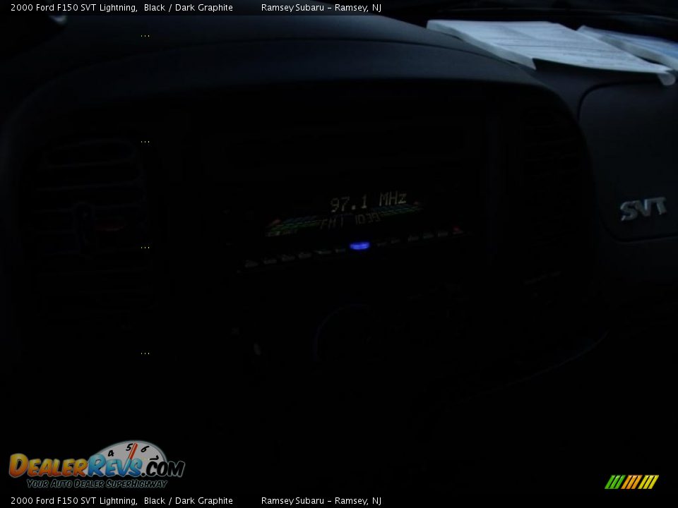 2000 Ford F150 SVT Lightning Black / Dark Graphite Photo #15