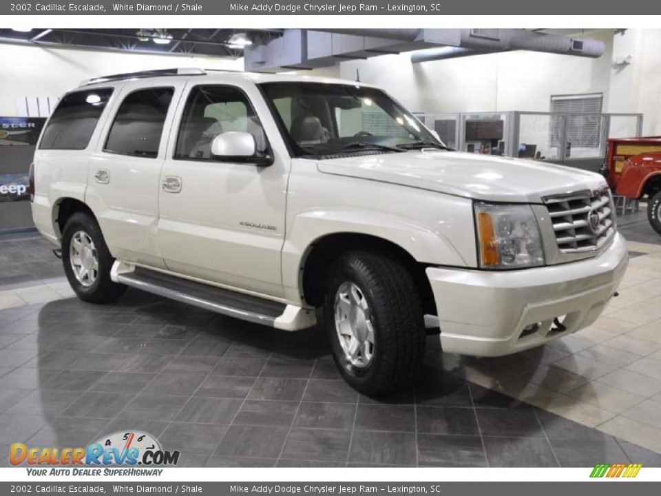 2002 Cadillac Escalade White Diamond / Shale Photo #4