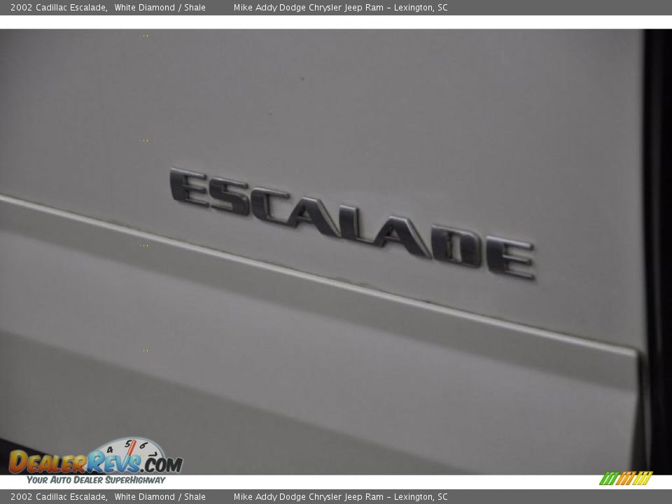 2002 Cadillac Escalade White Diamond / Shale Photo #6