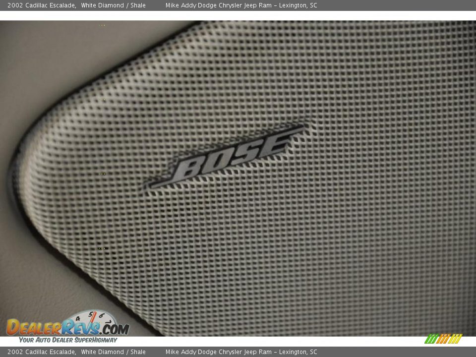 2002 Cadillac Escalade White Diamond / Shale Photo #9