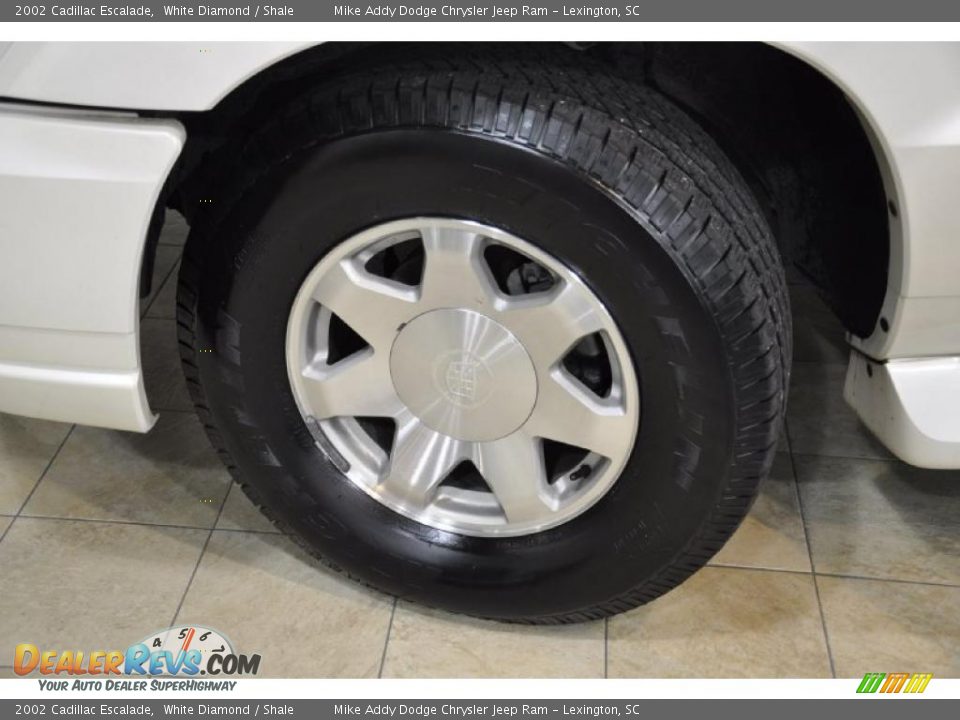 2002 Cadillac Escalade White Diamond / Shale Photo #21