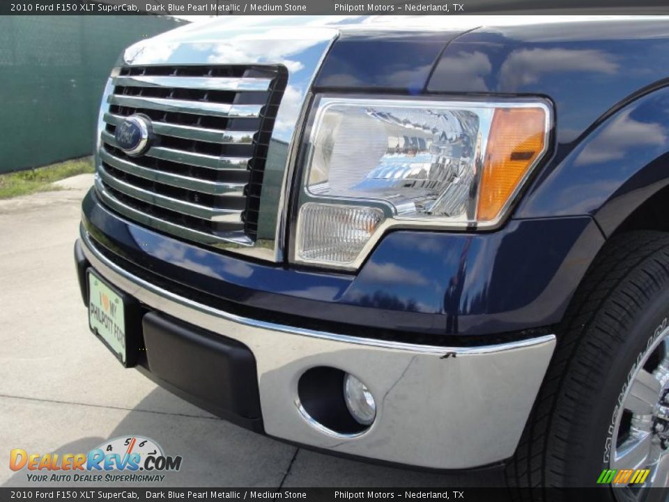 Dark Blue Pearl Metallic 2010 Ford F150 XLT SuperCab Photo #9