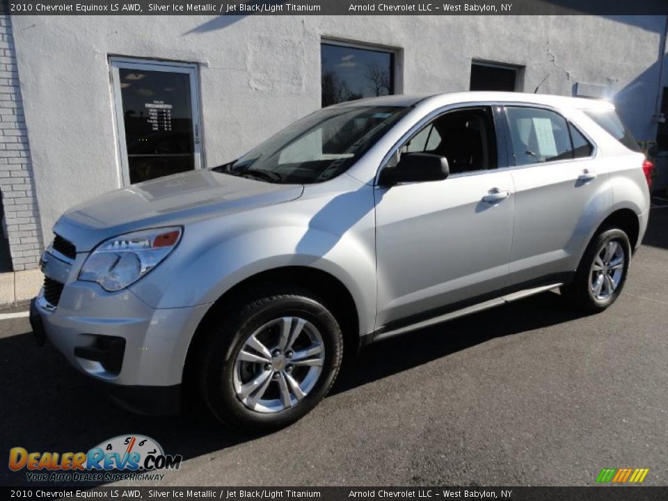 2010 Chevrolet Equinox LS AWD Silver Ice Metallic / Jet Black/Light Titanium Photo #1