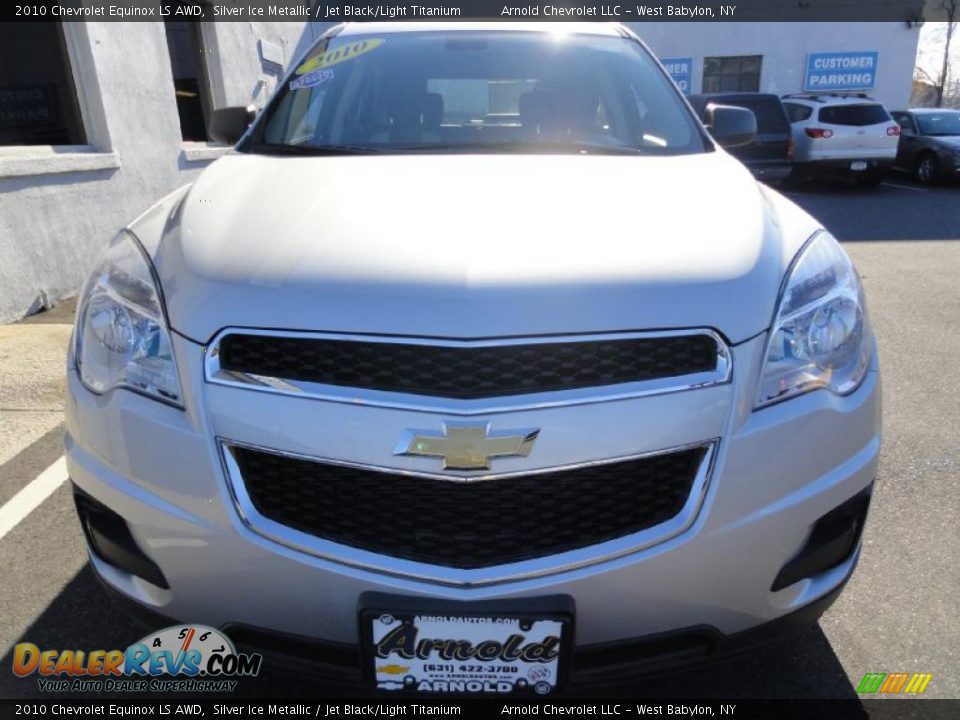 2010 Chevrolet Equinox LS AWD Silver Ice Metallic / Jet Black/Light Titanium Photo #2