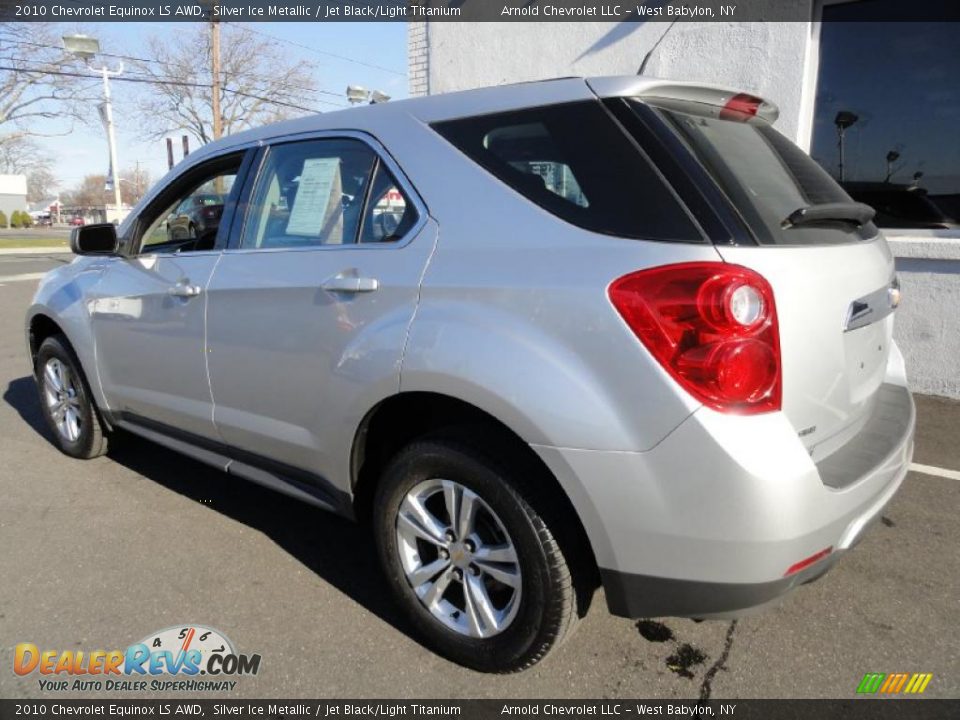 Silver Ice Metallic 2010 Chevrolet Equinox LS AWD Photo #4