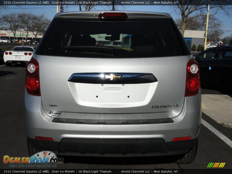 2010 Chevrolet Equinox LS AWD Silver Ice Metallic / Jet Black/Light Titanium Photo #5