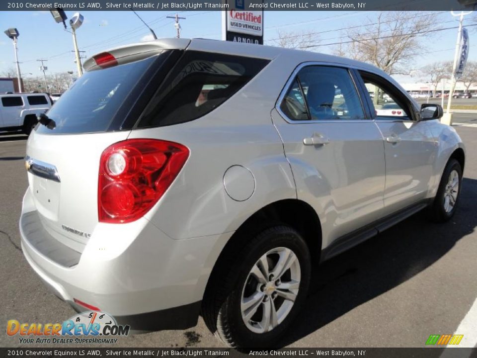 2010 Chevrolet Equinox LS AWD Silver Ice Metallic / Jet Black/Light Titanium Photo #6