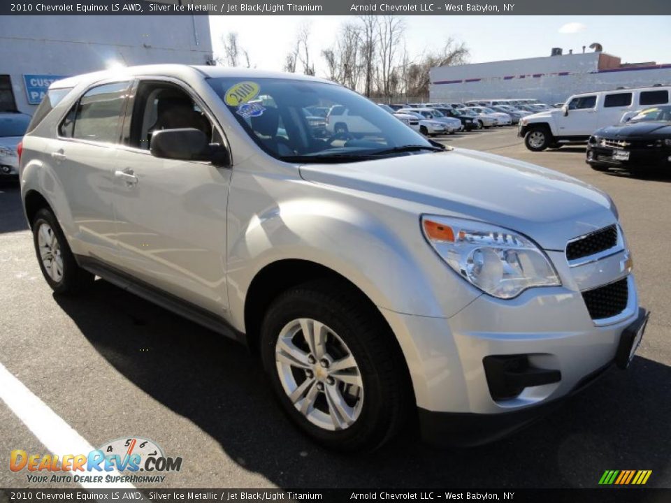 2010 Chevrolet Equinox LS AWD Silver Ice Metallic / Jet Black/Light Titanium Photo #7