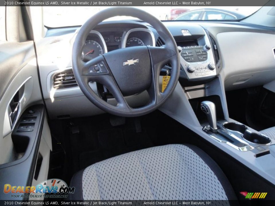 2010 Chevrolet Equinox LS AWD Silver Ice Metallic / Jet Black/Light Titanium Photo #12