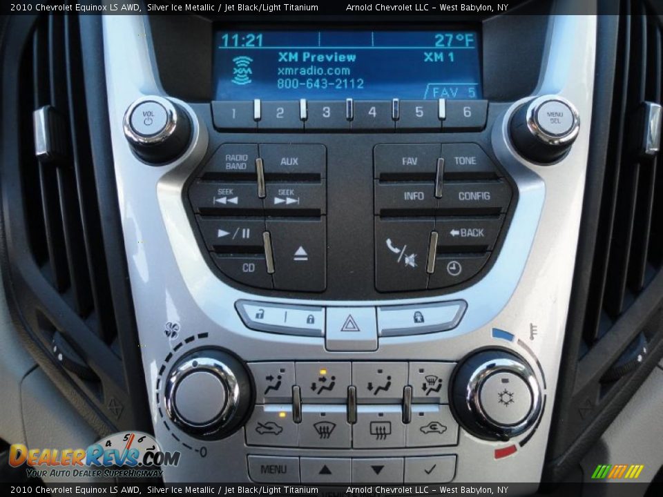 Controls of 2010 Chevrolet Equinox LS AWD Photo #14