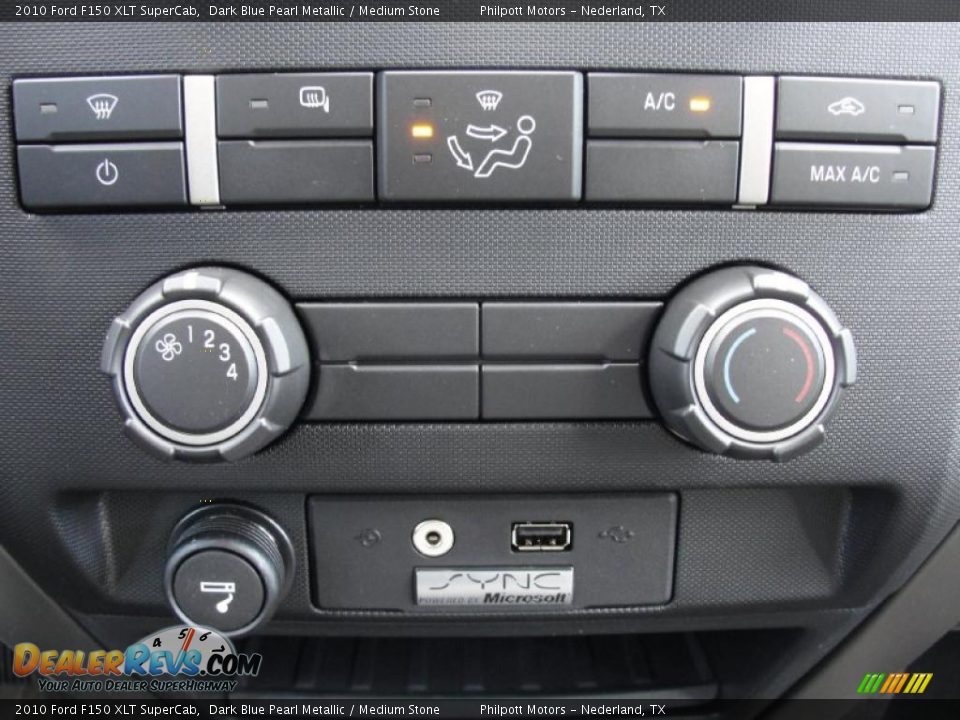 Controls of 2010 Ford F150 XLT SuperCab Photo #28